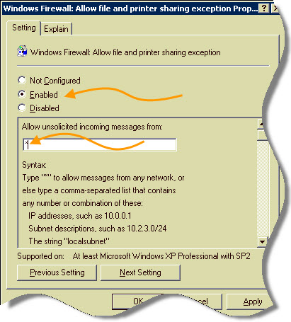 GPO Firewall Settings